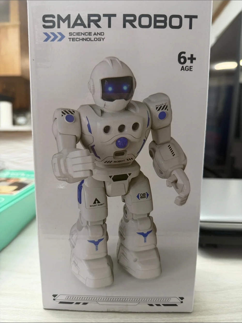 Smart Robot Interactive Action Figure - White and Blue